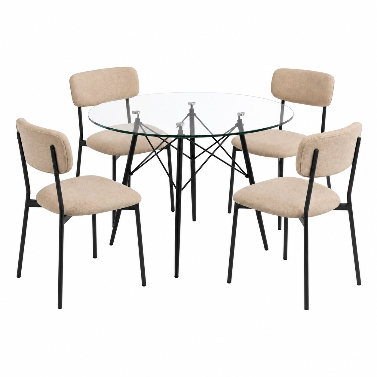 Comedor Ambra con 4 Sillas Paola