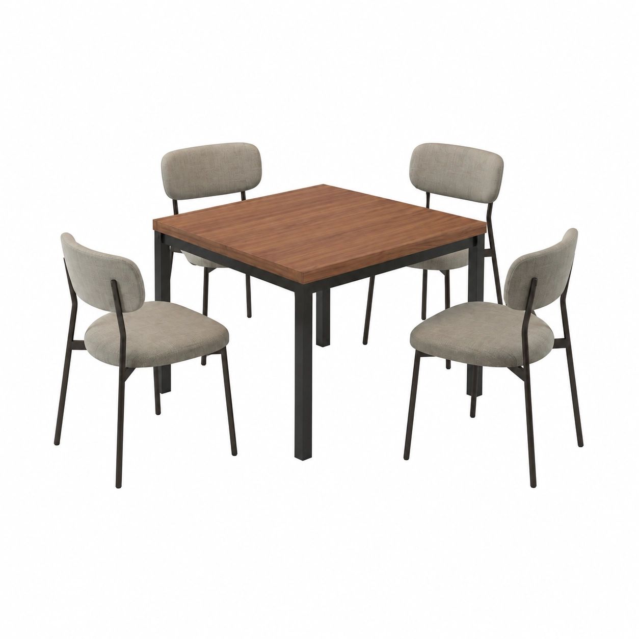 Comedor Renato con 4 Sillas Paola