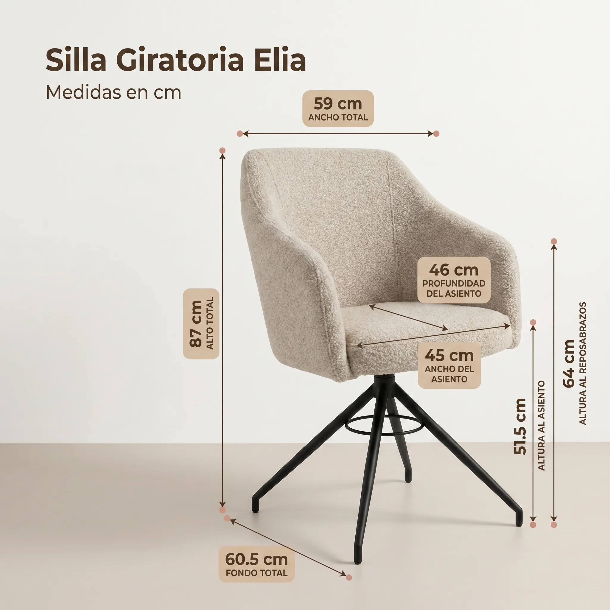 Elia Giratoria medidas