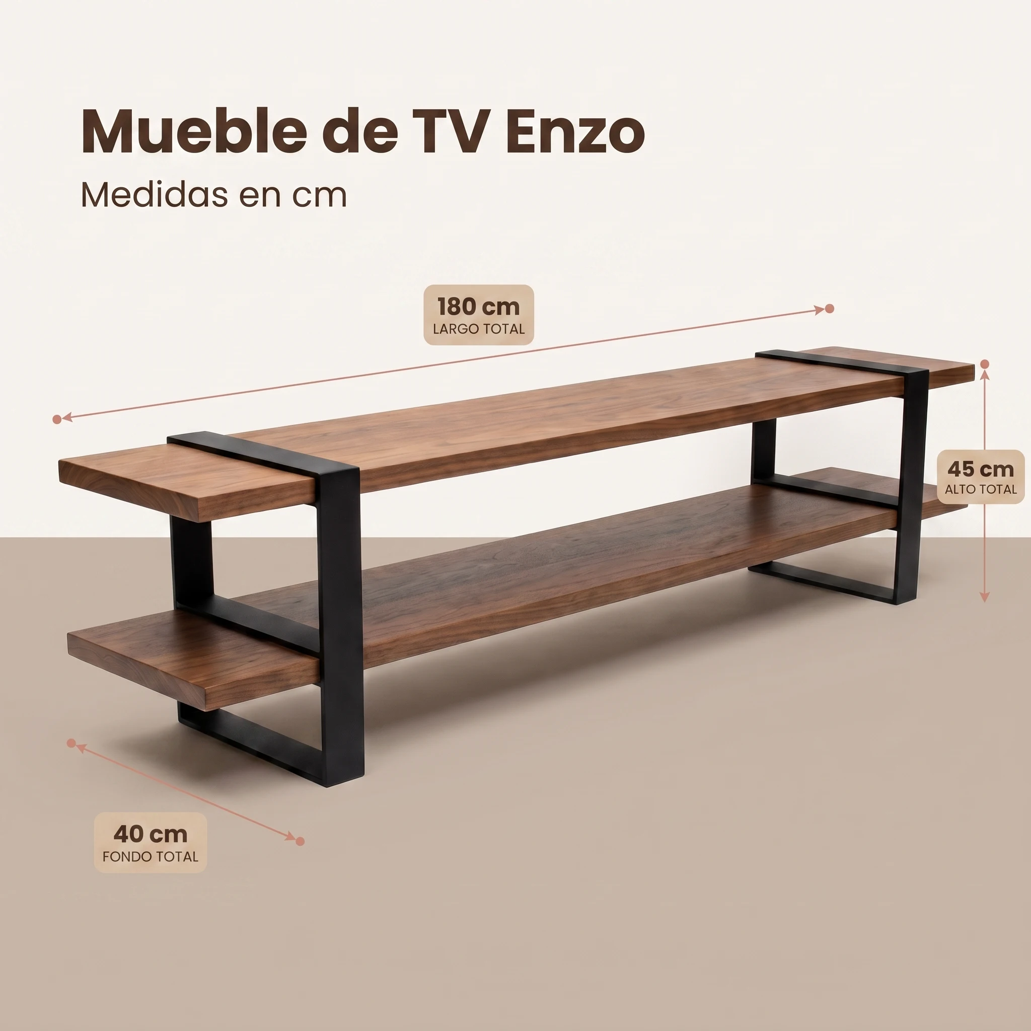 Mueble de TV Enzo medidas