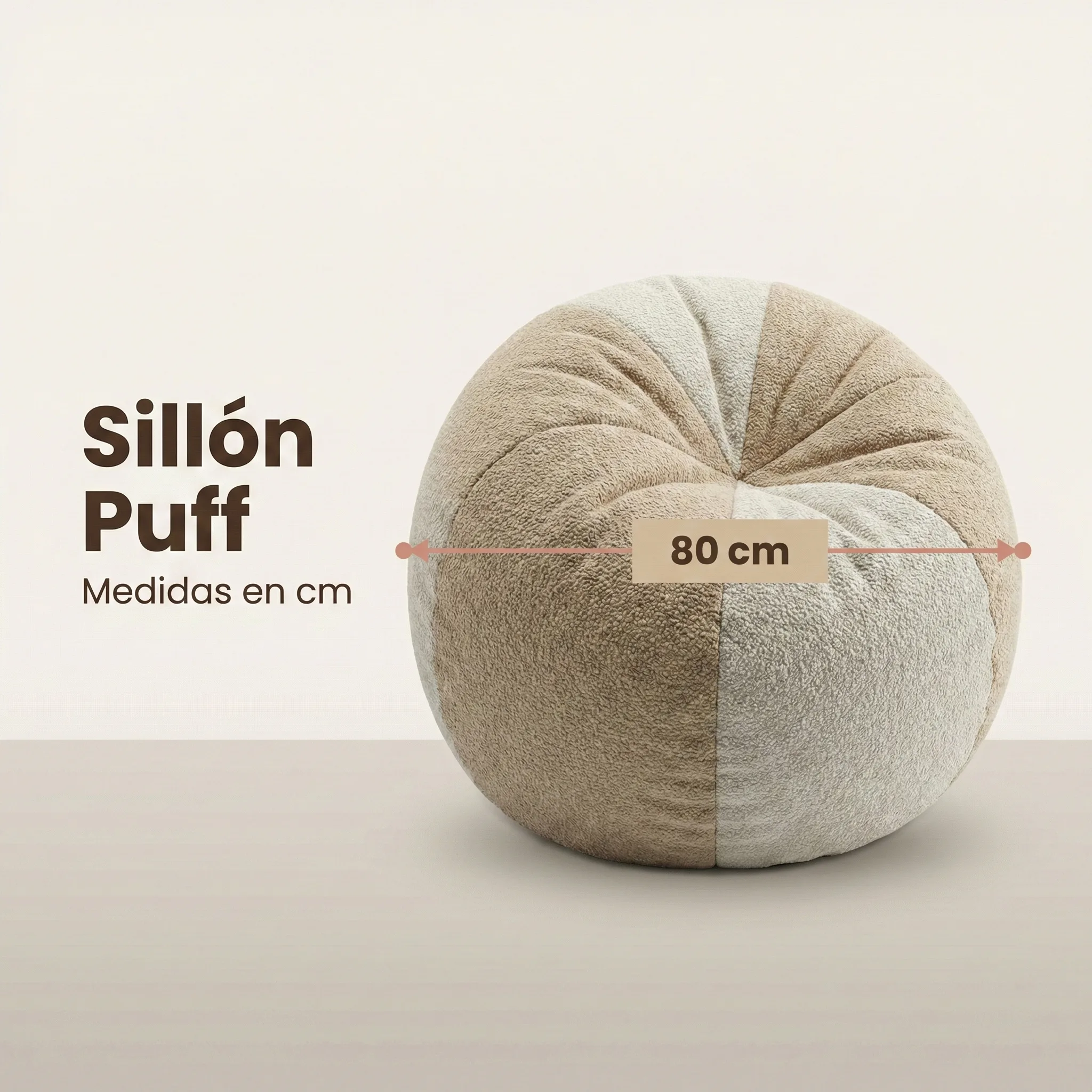 Sillón Puff medidas